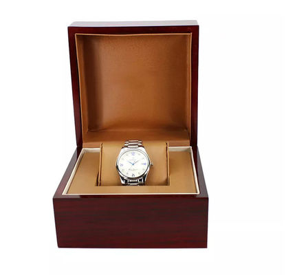 Hediyelik El Yapımı Yüksek Parlak Ahşap İçin ROYAL Watch Ambalaj Kutuları
