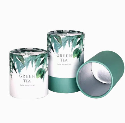 Kağıt Tüp Karton Çay Kutuları Biyobozunur Silindir Çay Paketleme