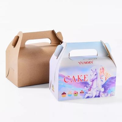 Pantone Özelleştirilmiş Gıda Ambalaj Kutusu Yağlı Katlanır Kağıt Kutusu Vernikleme