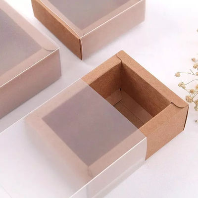 Pantone PU Deri Kutu Sürgülü Kraft Çekmece Hediye Kutusu Katlanır TUV