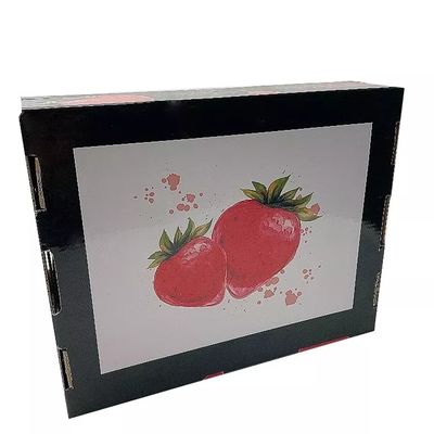 Sanat Kağıdı C1S Oluklu Mukavva Çilek Kutuları Mat Laminasyon