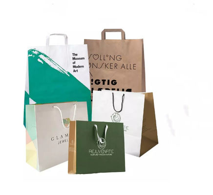 Paket Servis Paketleme Alışveriş Çantaları Büzgülü CMYK Ayakkabı Giyim Çantası