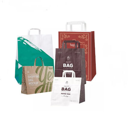 Paket Servis Paketleme Alışveriş Çantaları Büzgülü CMYK Ayakkabı Giyim Çantası