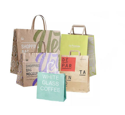 Paket Servis Paketleme Alışveriş Çantaları Büzgülü CMYK Ayakkabı Giyim Çantası