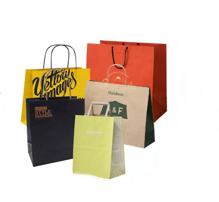 Paket Servis Paketleme Alışveriş Çantaları Büzgülü CMYK Ayakkabı Giyim Çantası