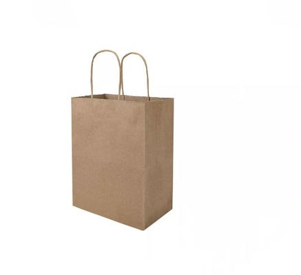 Kolu Kraft Kağıt Çanta Dayanıklı Pantone Take Away Gıda Torbası