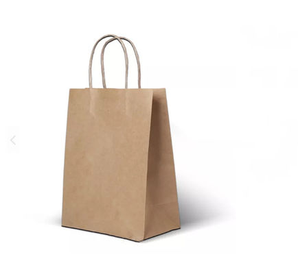 Kolu Kraft Kağıt Çanta Dayanıklı Pantone Take Away Gıda Torbası