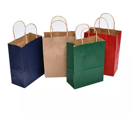 OEM Kraft Kağıt Çanta / Kahve Torbaları CMYK Kabartmalı Çevre Dostu