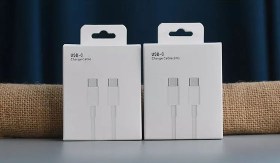 PMS Usb Şarj Cihazı Veri Kablosu Paketleme Kutusu Yağa Dayanıklı Kabartma