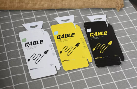 CMYK Elektronik Ambalaj Kutuları Kabartma Gıda Logo Baskılı Karton Kutular