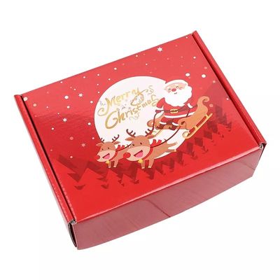 Advent Takvimi Noel Karton Hediye Kutuları Kabartma Baskı