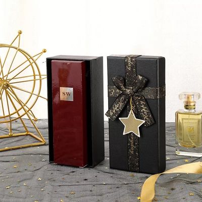 Parfüm Şişesi Ambalajı İçin 40 * 40 * 100mm Karton Noel Kutuları